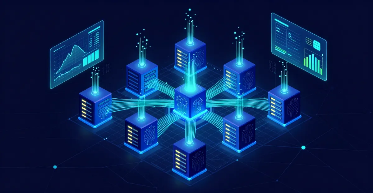 Distributed systems observability with connected services and monitoring dashboards